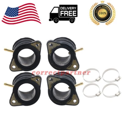 4x Intake Manifold Carburetor Holder Carb Boots For Yamaha XS1100 Special XJ1100 - Image 1 of 4