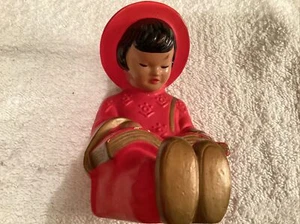 Vintage 1950s Asian Girl Reading Book Figurine - Picture 1 of 15