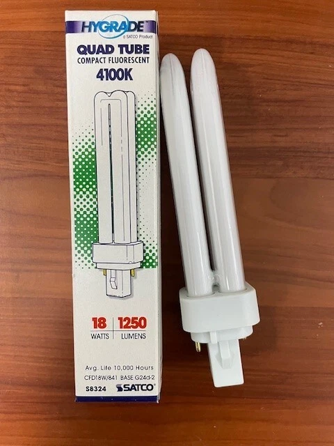 Satco S8324 4100K CFD18W/841 LAMP - Image 1 of 1