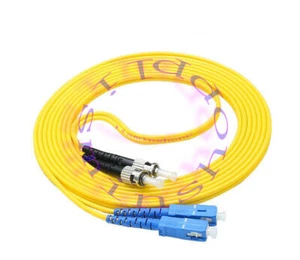 10M SC to ST Fiber Optic Patch Cord Jumper Cable Single Mode Duplex 9/125 Cable - Afbeelding 1 van 1