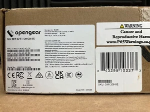 Opengear OM1208 Console Server 8 port OM1208-8E ✅❤️️✅❤️️ NEW! OPEN BOX! ✅❤️️✅❤️️ - Picture 1 of 8