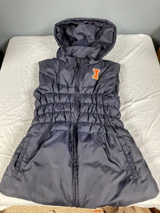 NEW Womens COLOSSEUM University of Illinois Hooded Vest XL - Picture 1 of 5