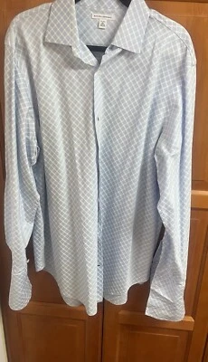 Banana Republic Men’s XL Long Sleeve Button Up French Cuffs  Blue Dress Shirt - Image 1 of 4