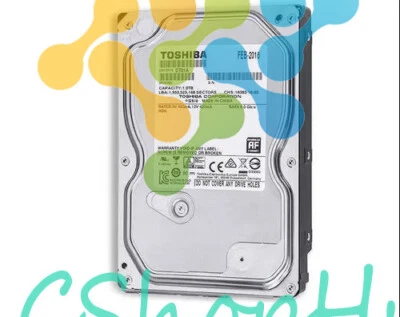 1P Toshiba DT01ABA100V 1T desktop monitor DVR recorder hard drive 5400RPM 3.5" - Image 1 of 3