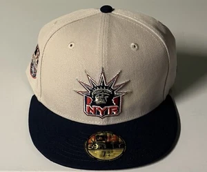 New York Rangers Lady Liberty ๐ฝ ๐ NHL New Era Fitted Hat 59FIFTY 7 3/4 - Picture 1 of 3