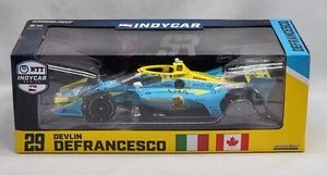 2023 Devlin DeFrancesco signed GREENLIGHT RIC FLAIR WOOOOO Honda Indy Car 1/18 - Picture 1 of 12