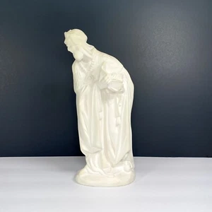 10” Wiseman Nativity Figurine W/Gold Atlantic Mold Ceramic Bisque Ready To Paint - Picture 1 of 12