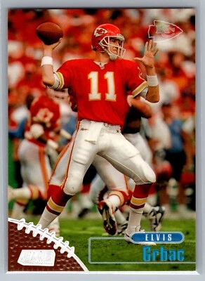 1998 TOPPS STADIUM CLUB CARD # 71 Elvis Grbac - Kansas City Chiefs - Image 1 of 2