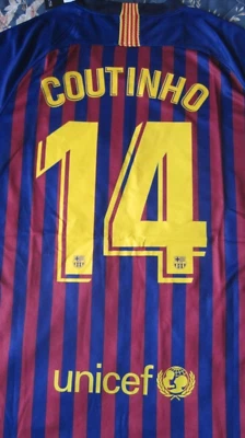 Camiseta Trikot Maillot BARCELONA Season 2019 Nike 14 COUTINHO Size XL Rakuten - Imagen 1 de 4