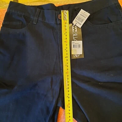 c2008 BILLABONG SCHOOL SHORTS NEW TAGS TEENS Sz16 COTTON HEAVY BELT LOOP CHINOS — 第 1/4 张图片