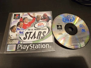 The F.A. Premier League Stars PS1 Playstation One - Imagen 1 de 3
