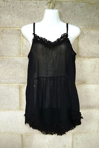 isabel marant ‘etoile’ blue sheer/lace sleeveless top...size large…vgc... - Picture 1 of 4