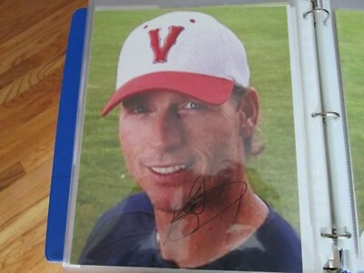 KIP GROSS VICTORIA SEALS LA DODGERS CINCINNATI REDS 8X10 GLOSSY PIXALATED - Image 1 of 2