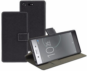 Sony Xperia XZ Premium Tasche Handytasche Book Hülle Schutzhülle 1A Wallet Case