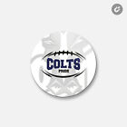 Indianapolis Colts NFL | 4"" x 4"" runder Dekormagnet