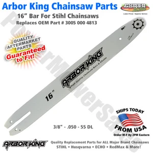 16” Chain Saw Bar 3/8 .050 55 DL Fits Stihl 3005 000 4813 3005 008 4813 - Picture 1 of 4