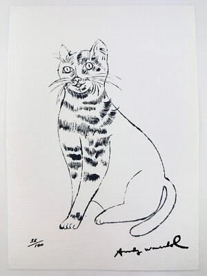 Andy Warhol Original Vintage Art Print Lithograph Signed Limited with COA - Image 1 of 3