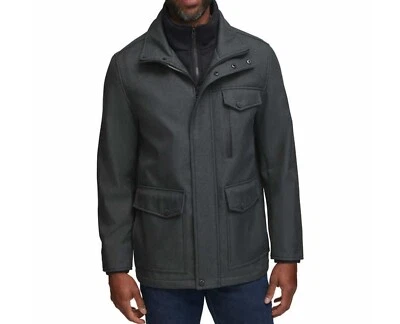 Andrew Marc Men's Textured Jacket, Black,  MEDIUM - Image 1 of 4