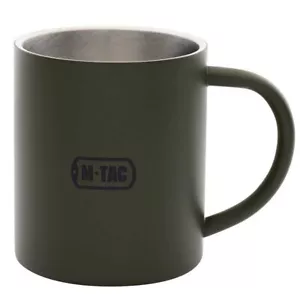 Taza térmica ligera de doble pared M-Tac 250 ml acero inoxidable oliva - Imagen 1 de 5