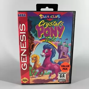 Crystal's Pony Tale (Sega Genesis, 1994) Completo En Caja - Probado - Imagen 1 de 7