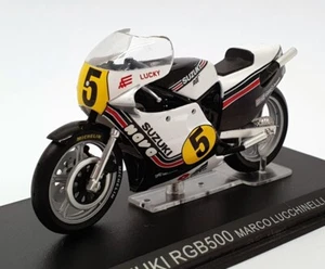 Ixo Models 1/24 Scale IB07 - Suzuki RGB500 - #5 Lucchuinelli 1981 - Black/White - Picture 1 of 3