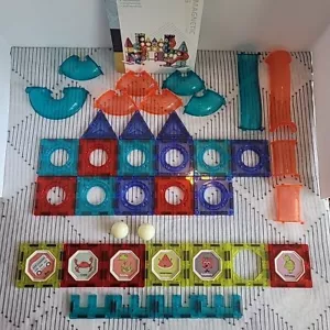 Magic Magnetic Blocks Marble Run 44 pc. Imagination Science, Not Complete STEM - Picture 1 of 4