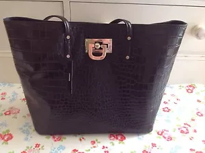 ⭐️DKNY⭐️Donna Karan Bolso TOTE de Cuero Marrón⭐️ - Imagen 1 de 12
