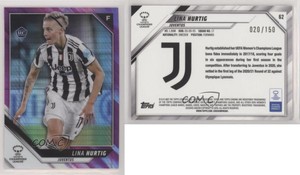 2021 Topps Chrome UEFA Women's Champions League /150 Lina Hurtig #62 Rookie RC