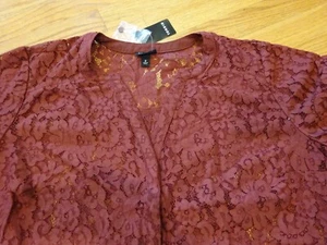 New Torrid Burgundy Top Blouse Size 2 2X 18-20 - Picture 1 of 7