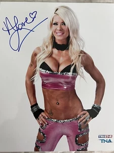 Angelina Love Signed 8x10 Photo TNA Wrestling1 - Picture 1 of 2