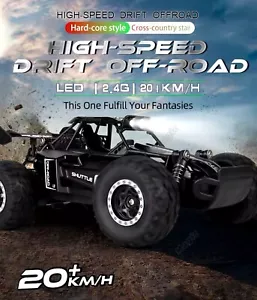 High Speed Drift Off-Road Toy Car Remote Control Kids Car Radio Model LED Gift - Picture 1 of 14
