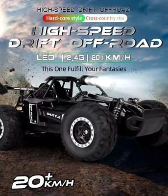 High Speed Drift Off-Road Toy Car Remote Control Kids Car Radio Model xmas Gift - Image 1 of 4