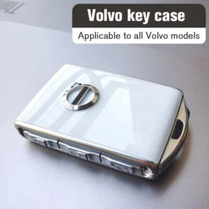 Car Key Fob Shell Cover Zinc Alloy Frame Case For Volvo S90 S60 XC60 XC40 V60V90 - Picture 1 of 14