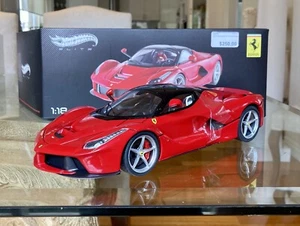 Hot Wheels Elite 1:18 Ferrari LaFerarri Red Model Car RARE - Picture 1 of 4