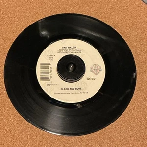 Van Halen 45RPM “Black And Blue” 1988 80s Classic Rock 7” Vinyl - Imagen 1 de 2