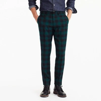 J.Crew Bowery Pant 36/30 Wool Tartan Preppy Office Heritage Classic Timeless - Image 1 of 4