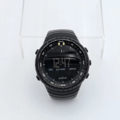Suunto Core Black Digital Outdoor Watch Altimeter Barometer Compass TESTED - Image 1 of 4