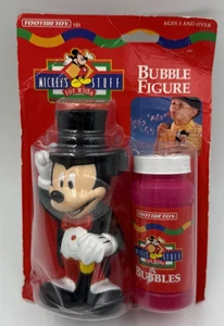 Tootsietoy - Mickey's Stuff Bubble Figure (Mickey Mouse Figurine, Pink Bubble) - Picture 1 of 2