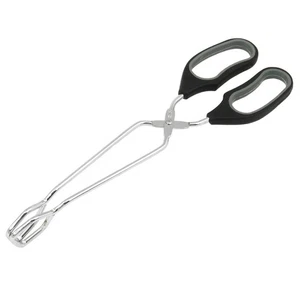 Chef Craft 12" Comfort Grip Offset Cooking Tongs for Easier Flipping Control - Picture 1 of 3