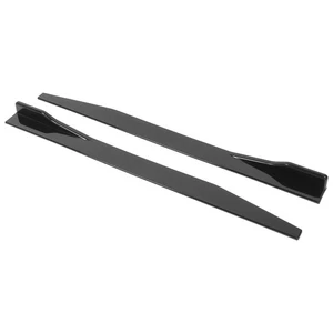 2pcs Car Side Skirt Splitter Lip Winglet Diffuser Universal For Sedan And - Picture 1 of 12