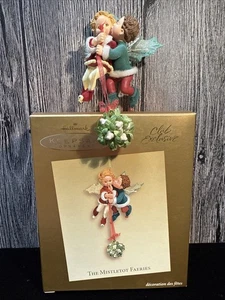 Hallmark Keepsake 2003 Ornament “The Mistletot Fairies” Club Exclusive FREE SHIP - Picture 1 of 4