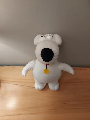 Family Guy Cartoon TV Show Brian 12" Plush Dog by Nanco - 2005 - Image 1 of 4