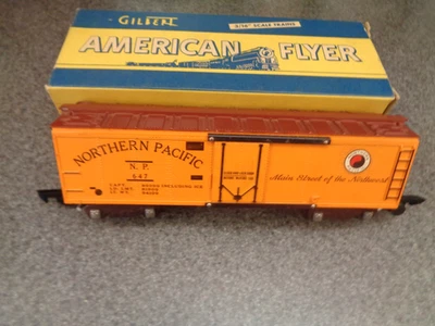 American Flyer S Gauge Collector Grade #647 Northern Pac. Reefer In Orig. Box E+ - Image 1 of 4