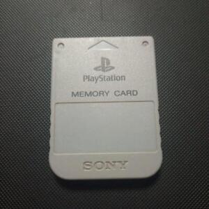PS1 PlayStation 1 memory card 43 operation confirmed SCPH-1020 one-of-a-kind