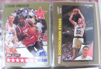 Lot of Approx. 80 Vintage 1990's NBA Basketball Cards- Larry Bird, Clyde Drexler - Image 1 of 4