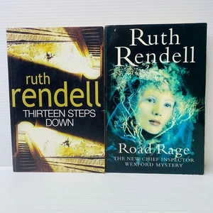 Lote Grande Road Rage + Thirteen Steps Down de Ruth Rendell Inspector Wexford - Imagen 1 de 12