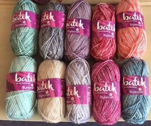 5 x 50g Balls Stylecraft Batik Double Knit Wool/Yarn for Knitting/Crochet - Picture 1 of 12