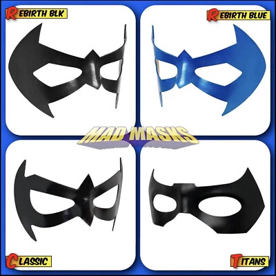 Robin Nightwing Superhero Leather Eye Masks - MOST Authentic - FREE Bonus! - Image 1 of 4