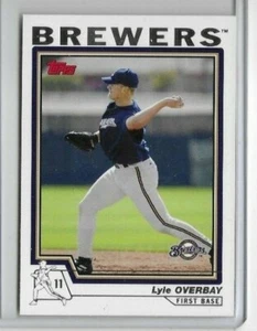 2004 Topps #529 Lyle Overbay Milwaukee Brewers - Picture 1 of 2