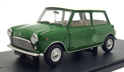 Mitica 1/18 Scale 205003-D - 1966 Innocenti Mini Cooper MK1 - Green/Cream - Image 1 of 4